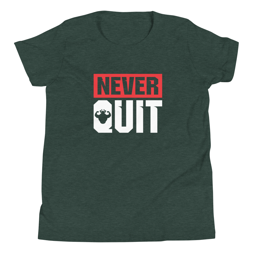 Never Quit Youth Short Sleeve T-Shirt - Strong and Humble Apparel