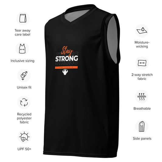 Stay Strong, Stay Humble - Basketball Jersey